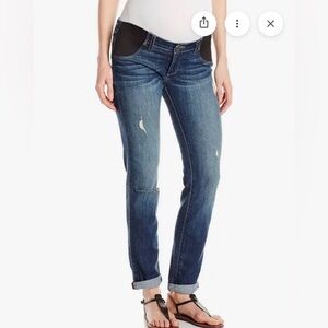 PAIGE Women's Boyfriend Jeans in Medium Blue Wash